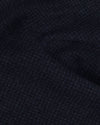 Dark Navy Textured Wool Topcoat