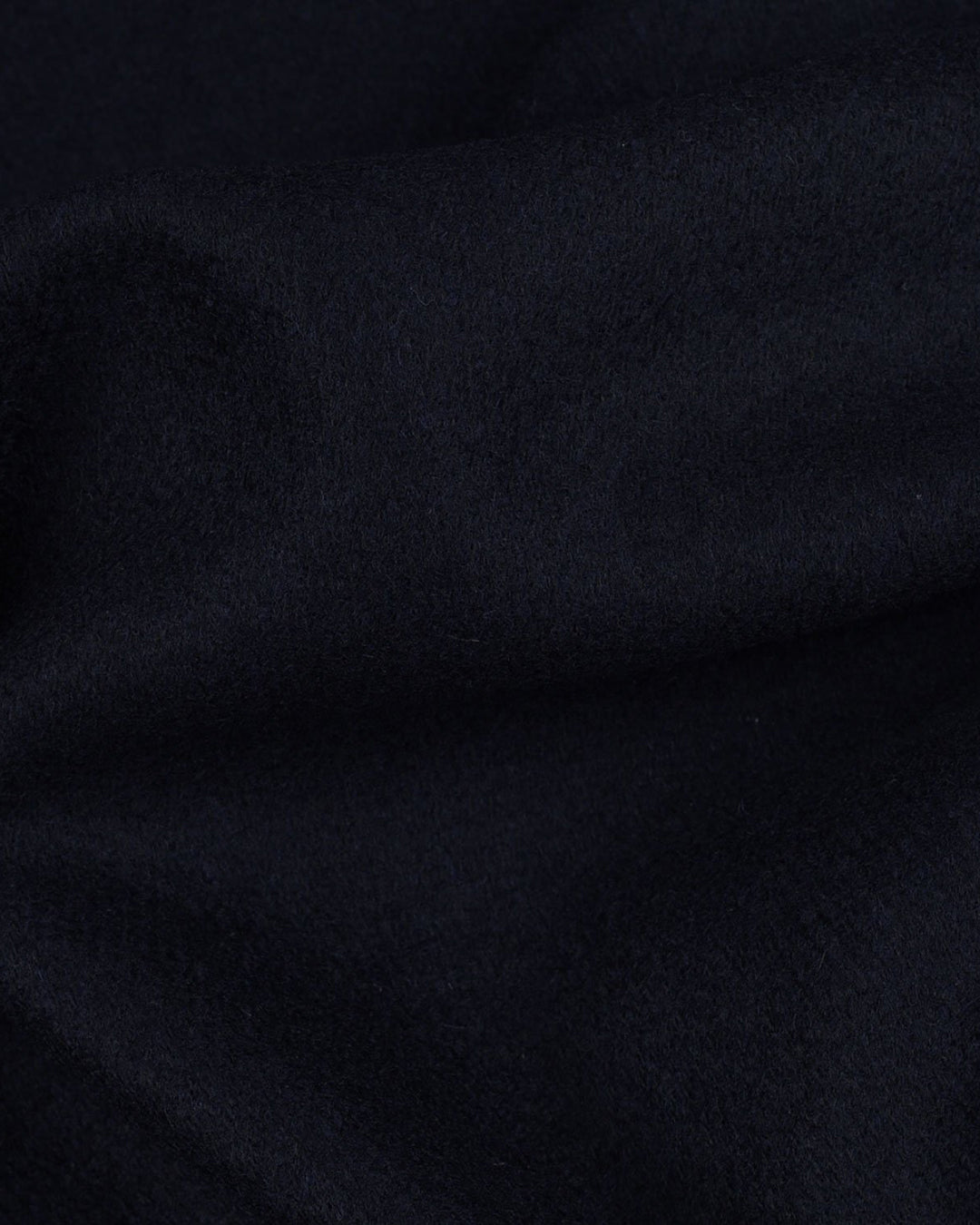 Dark Navy Twill Wool Topcoat