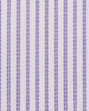 Purple Pin Stripes On White Shirt