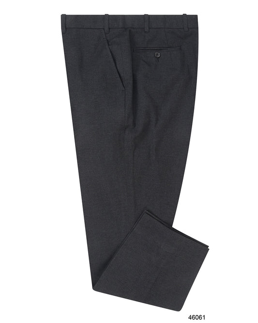 Midnight Grey Cotton Gabardine Twill