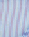 Pink Blue Satin Stripes on Pale Blue Shirt