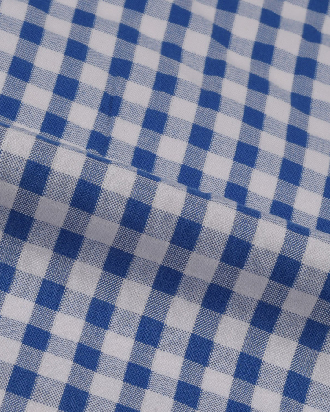 Blue White Gingham Checks