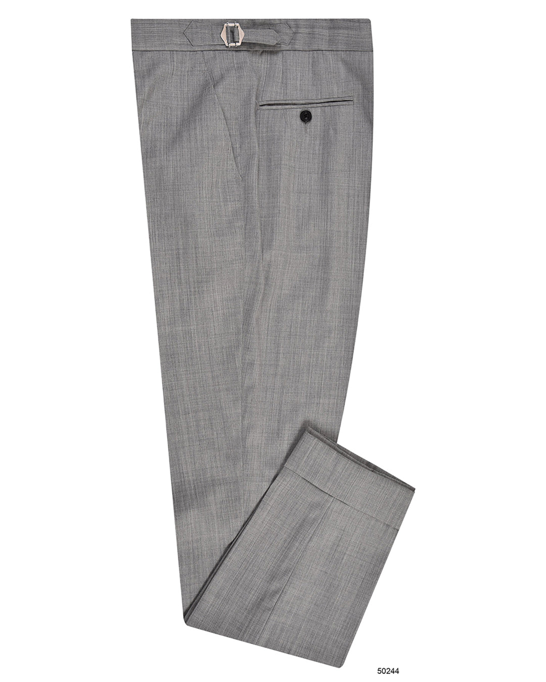 Washable Wool Light Grey Dress Pant - 1