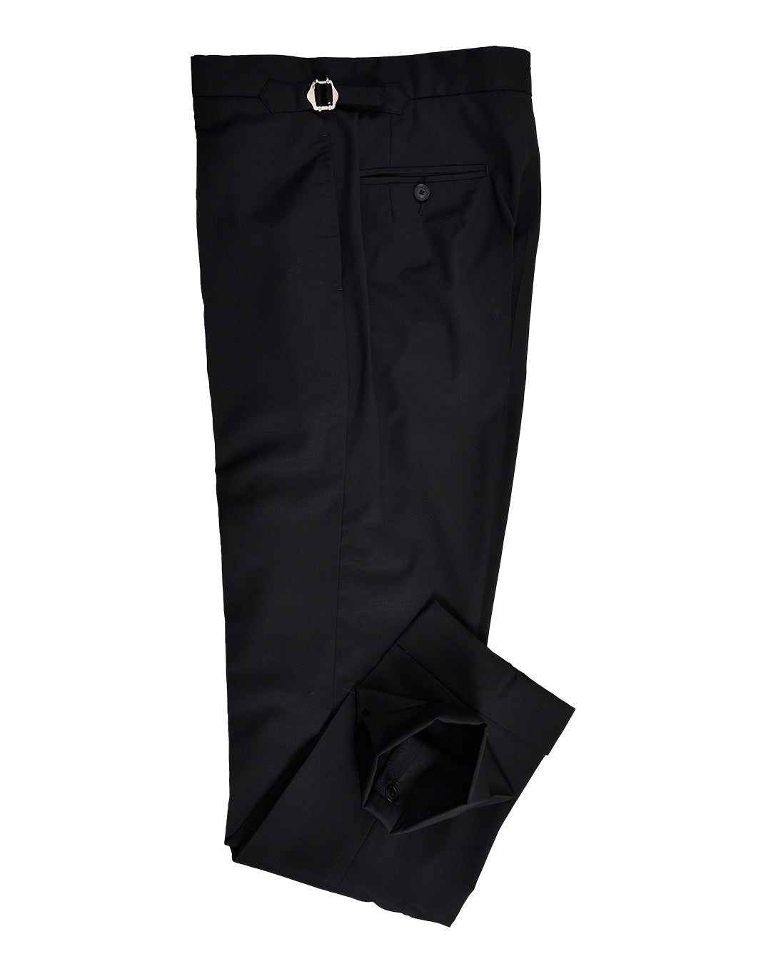 Washable Wool Pants:  Plain Black