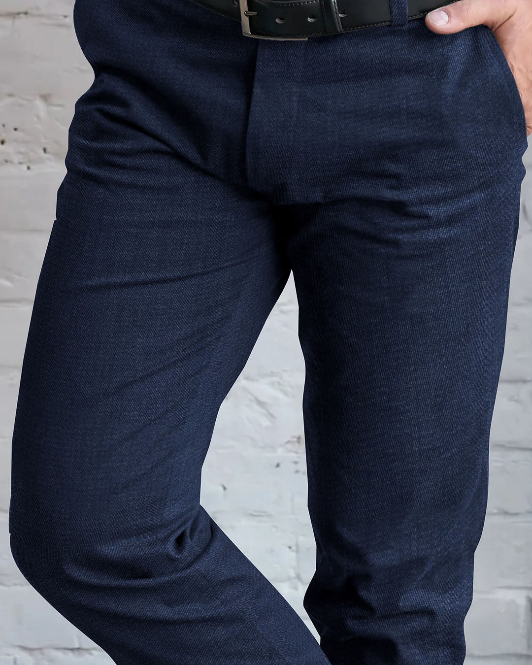 VBC 100% Wool Indigo Navy Twill Pant