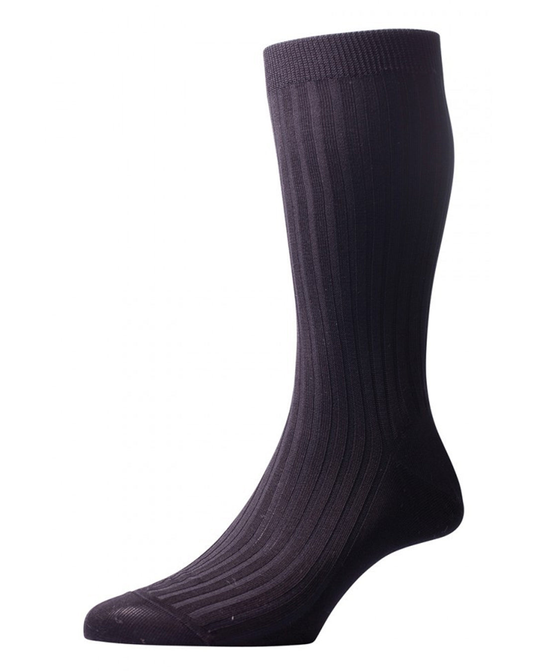 Pantherella Danvers Cotton Rib - Black