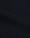 Dark Navy Textured Wool Topcoat