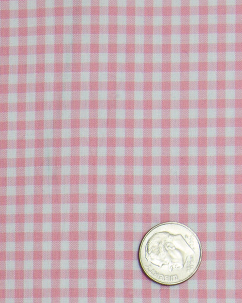 Rose Pink Light Gingham