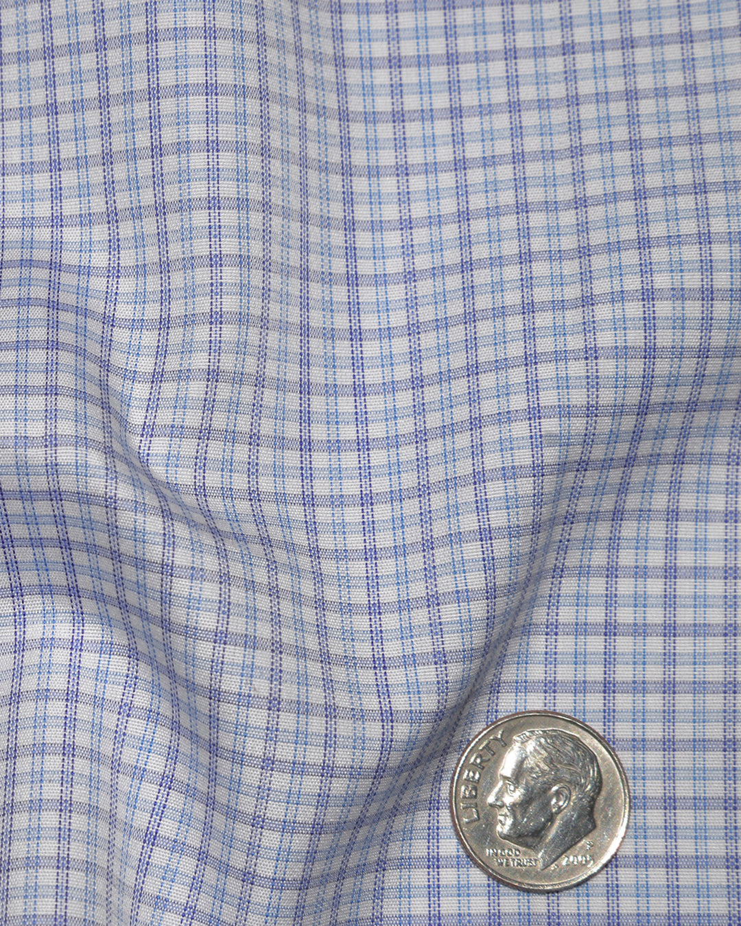 Albini: Light Blue Tattersall Checks - 4