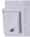 Alumo Heather Oxford  Purple Dress Stripes