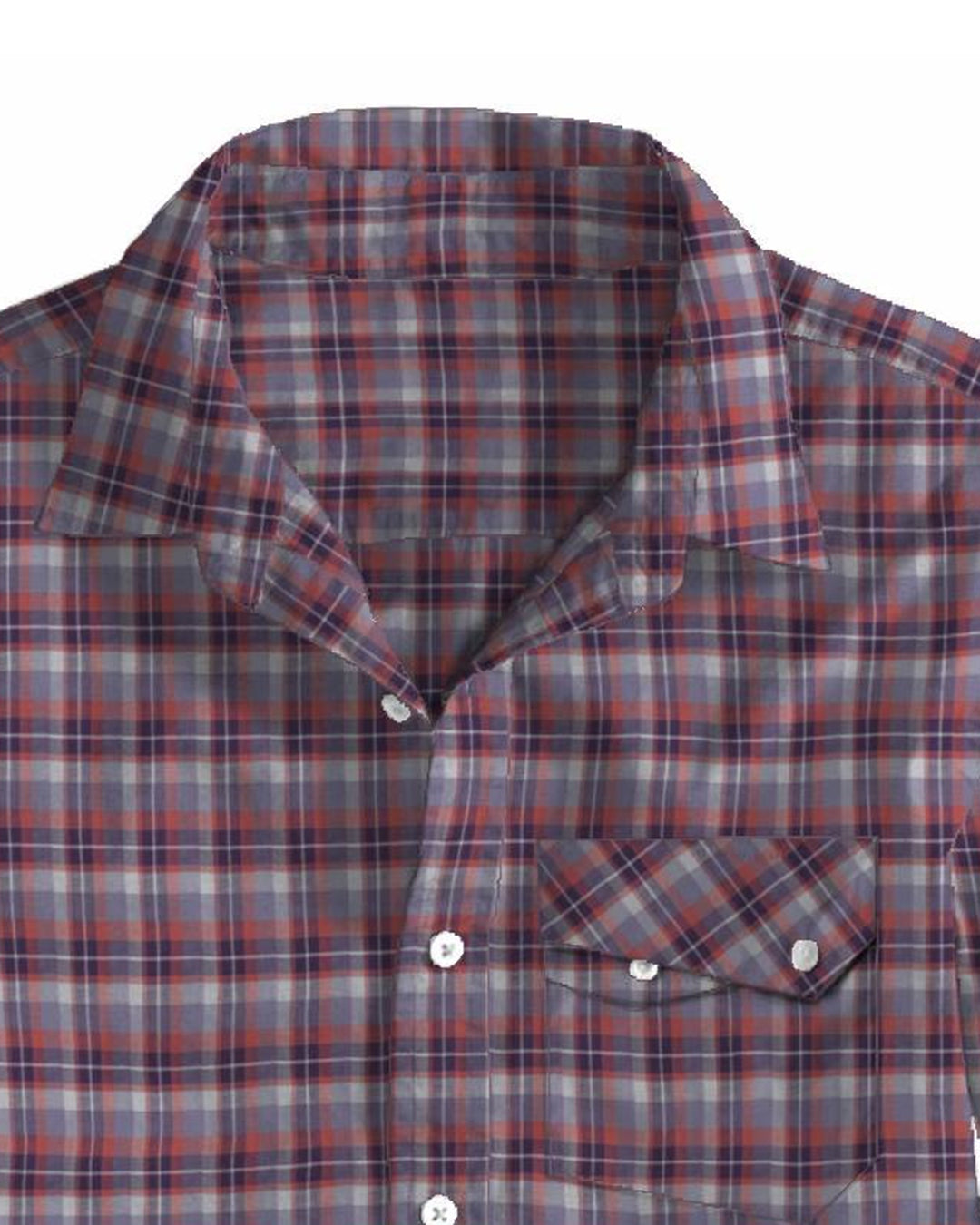 Purple Dark Peach Tartan Checks - 2