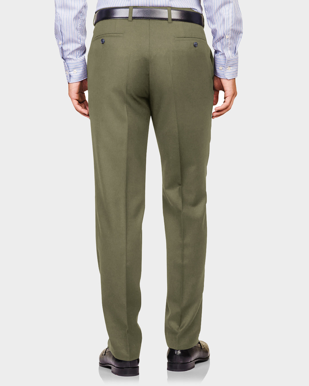 Brisbane Moss Beige Green Twill - 2