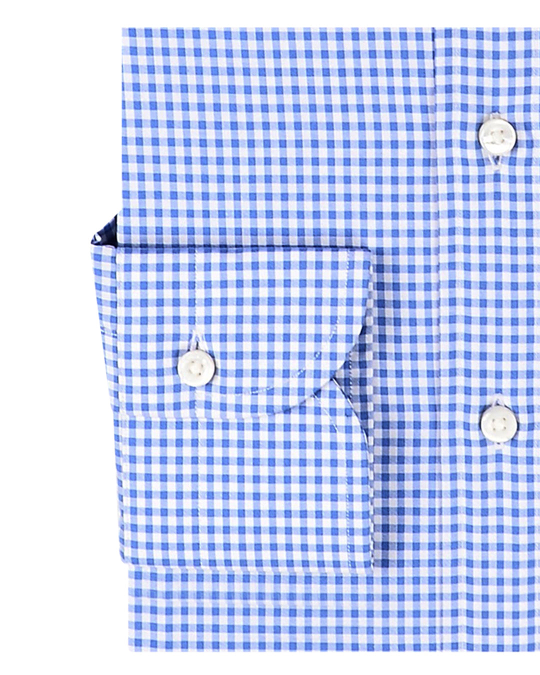 Blue Mini Gingham on White - 3