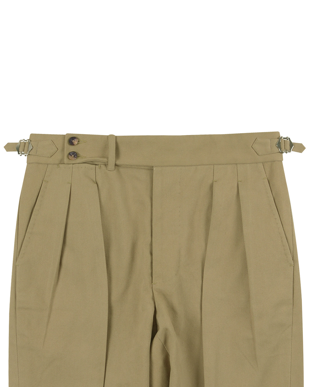 Brisbane Moss Khaki Heavy Cotton Twill - 3