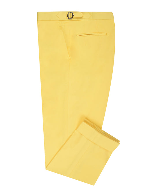 Brisbane Moss Lemon Yellow Twill