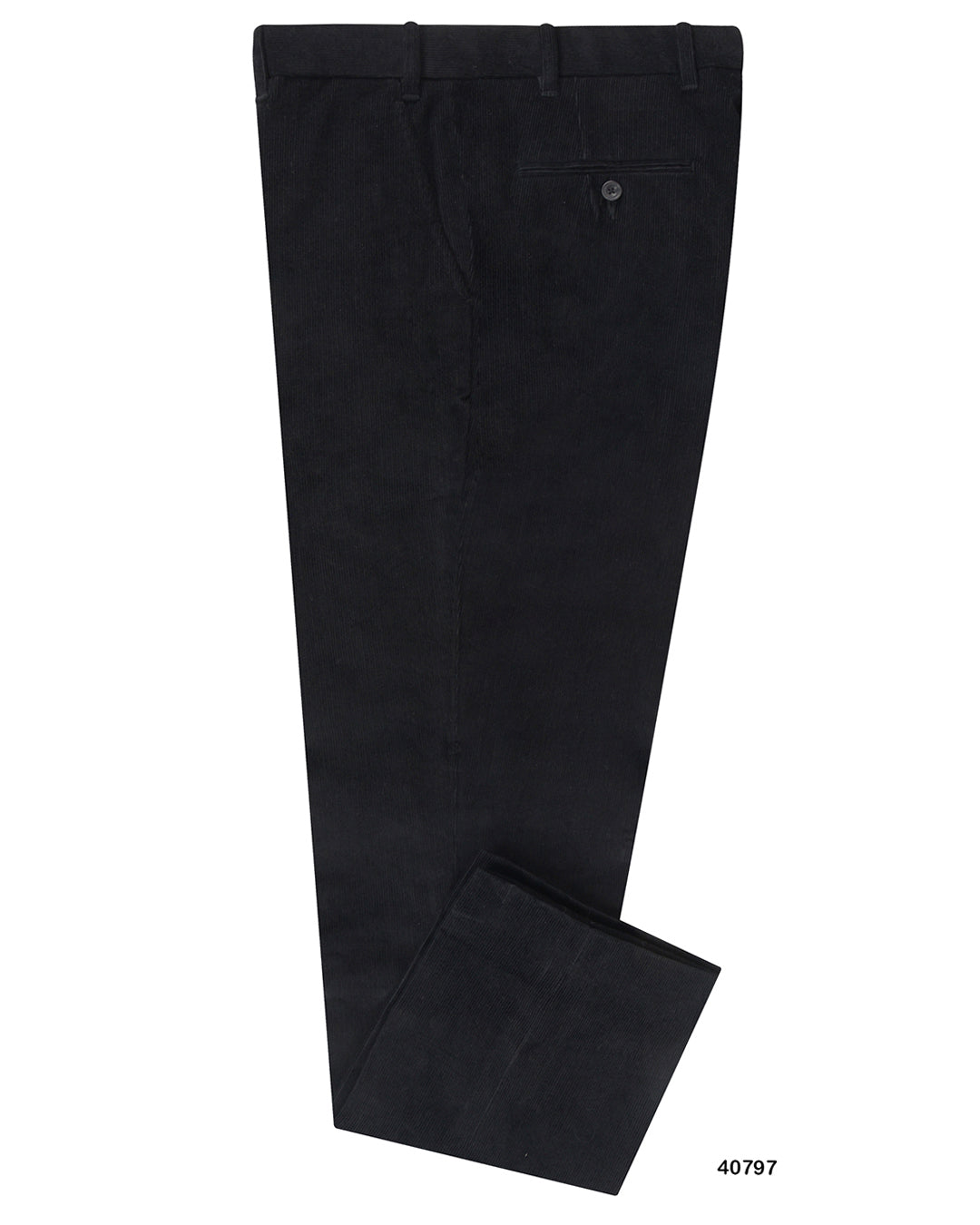 Corduroy: Black 15 Wale - 1
