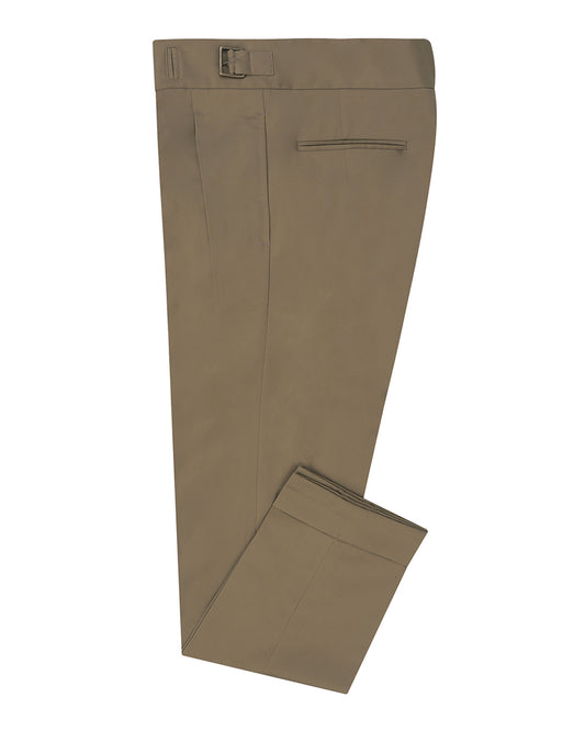 Cotton Twill: Sand Fossil Beige