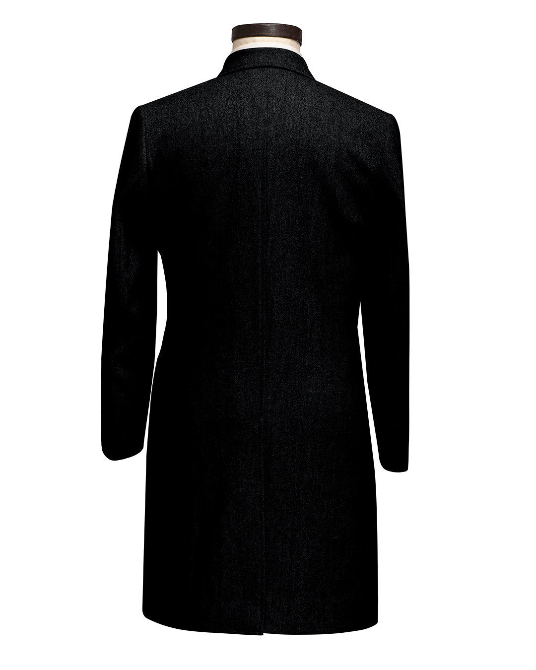 Luxire Charcoal Grey Wool Over Coat - 2