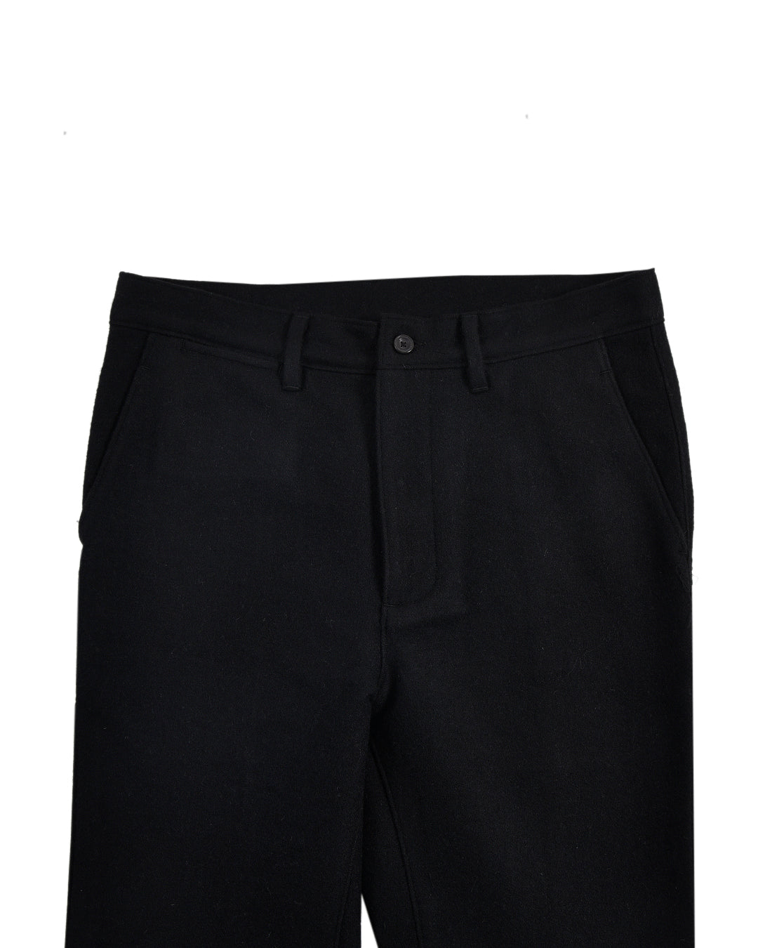 Black Wool Winter Pant