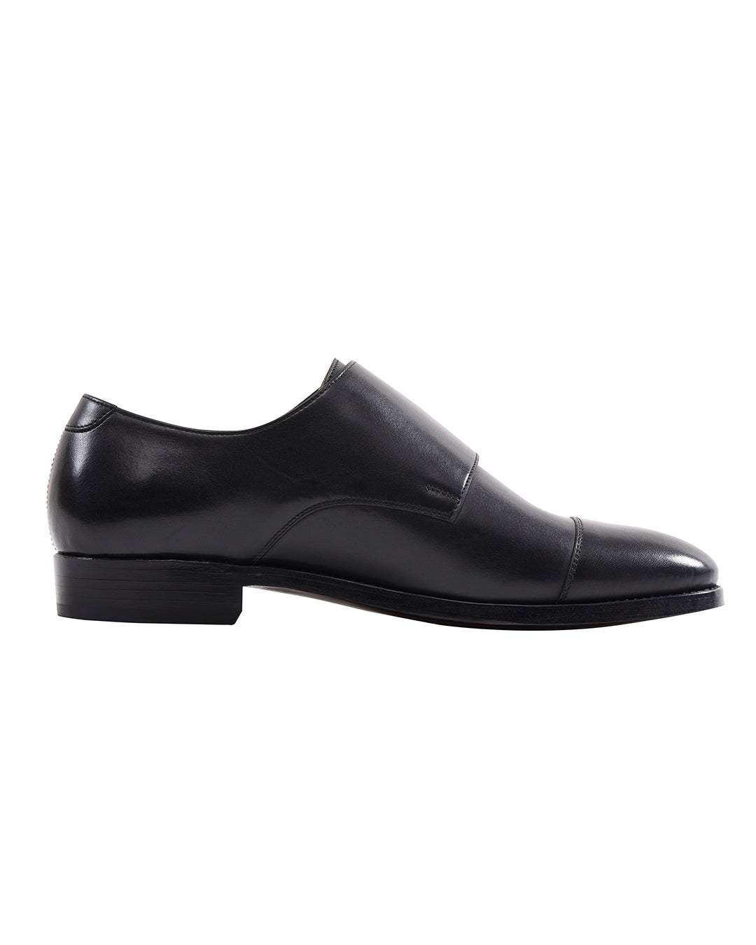 Double Monk Strap Black - 6