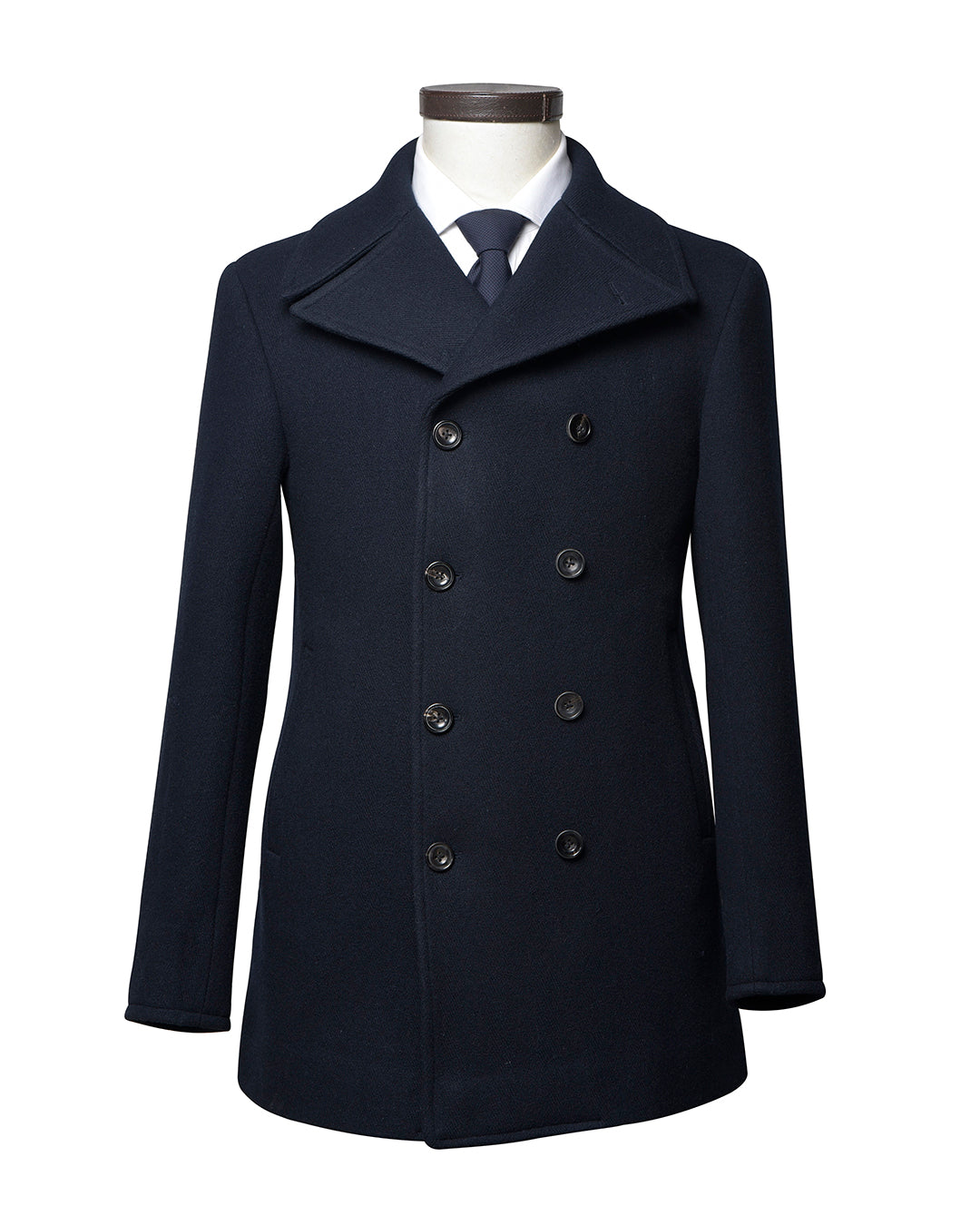 Dugdale Wool Peacoat - Navy - 1