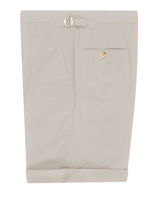 Ivory Twill Shorts