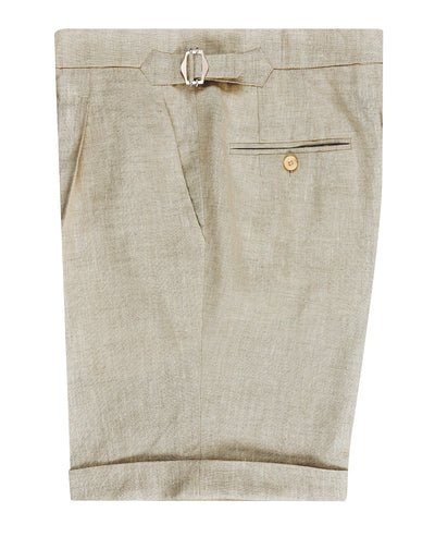 100% Linen Suiting Muslin Shorts