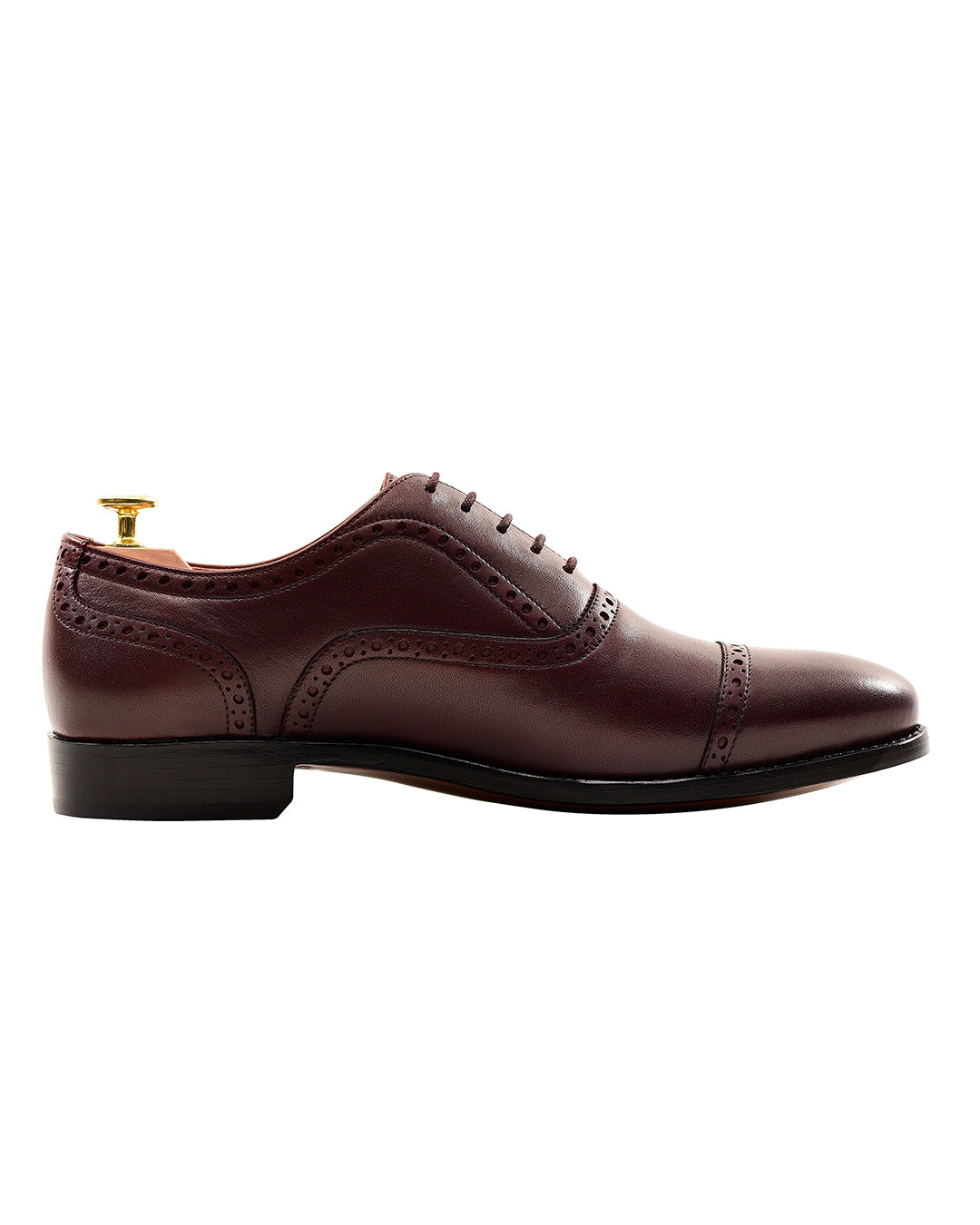 Captoe Oxford Semi Brogue Burgundy - 2