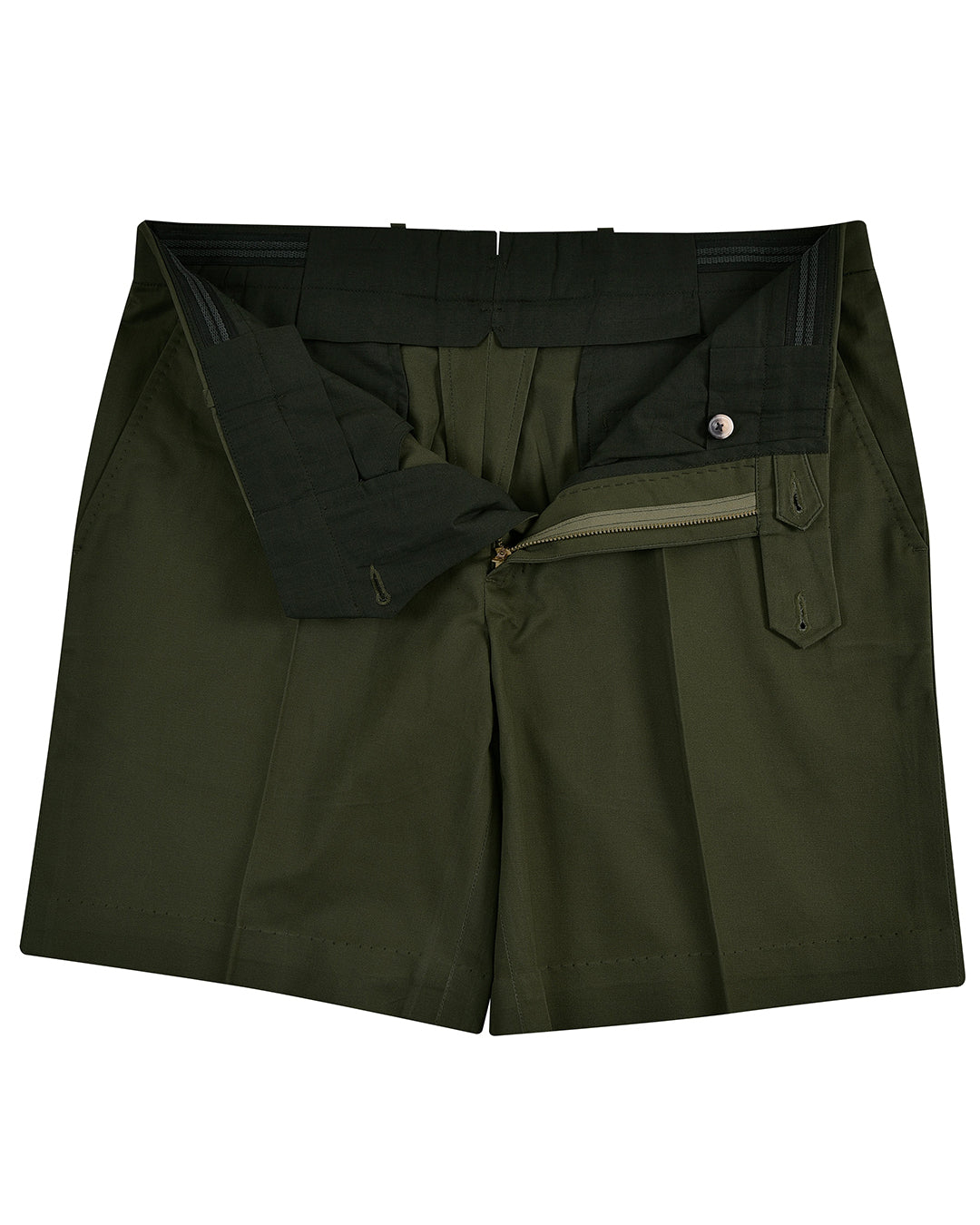 Genoa Chino: Olive Green Shorts - 3