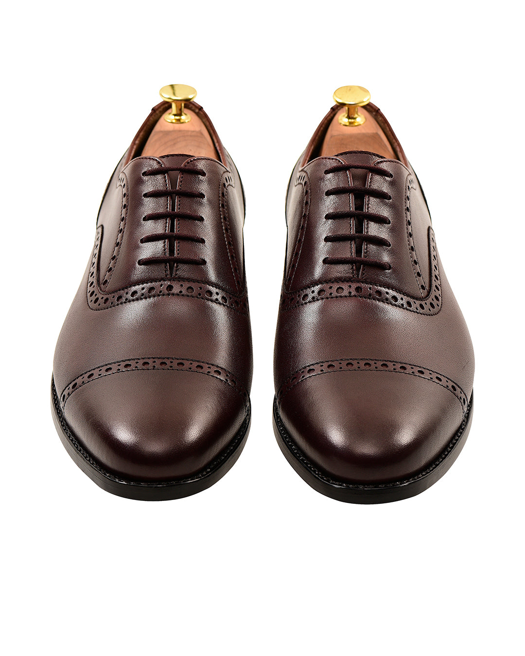Captoe Oxford Semi Brogue Burgundy - 5