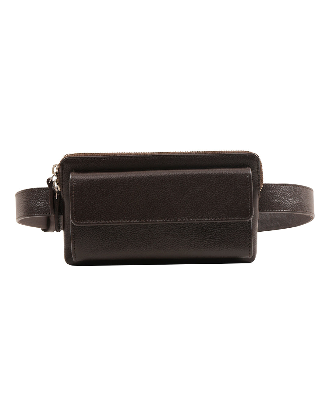 Brown Leather Waist Pouch