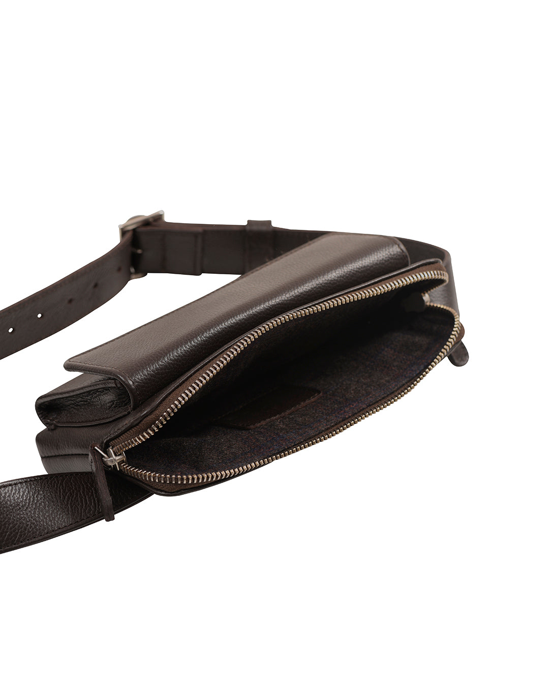 Brown Leather Waist Pouch