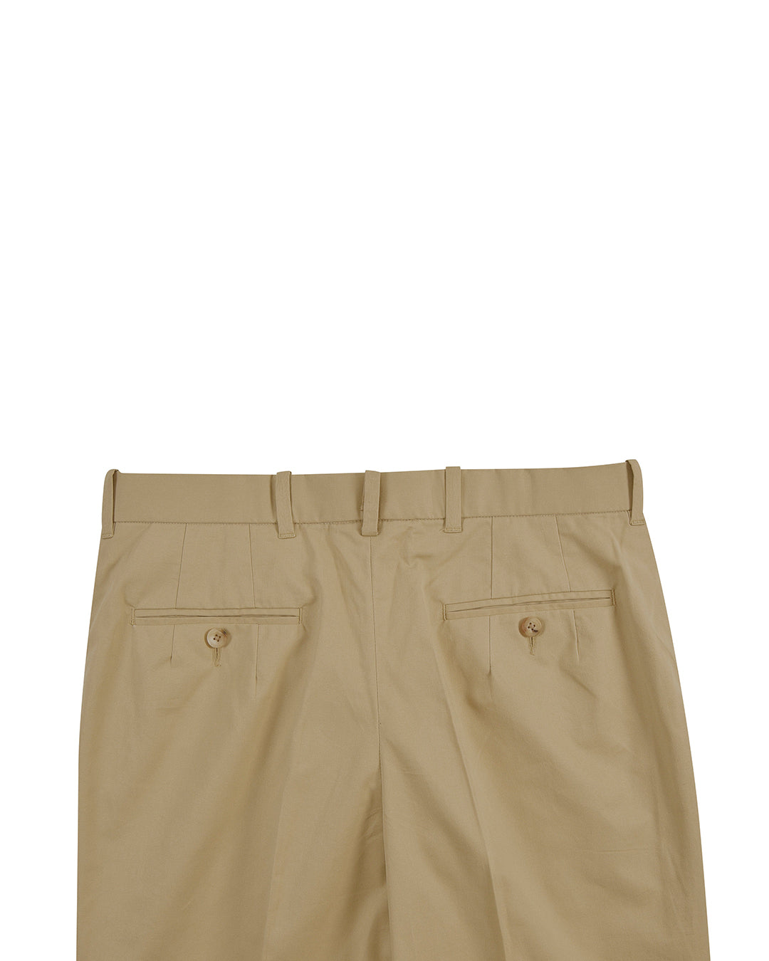 Dark Beige Plain Cotton Dress Pant - 4
