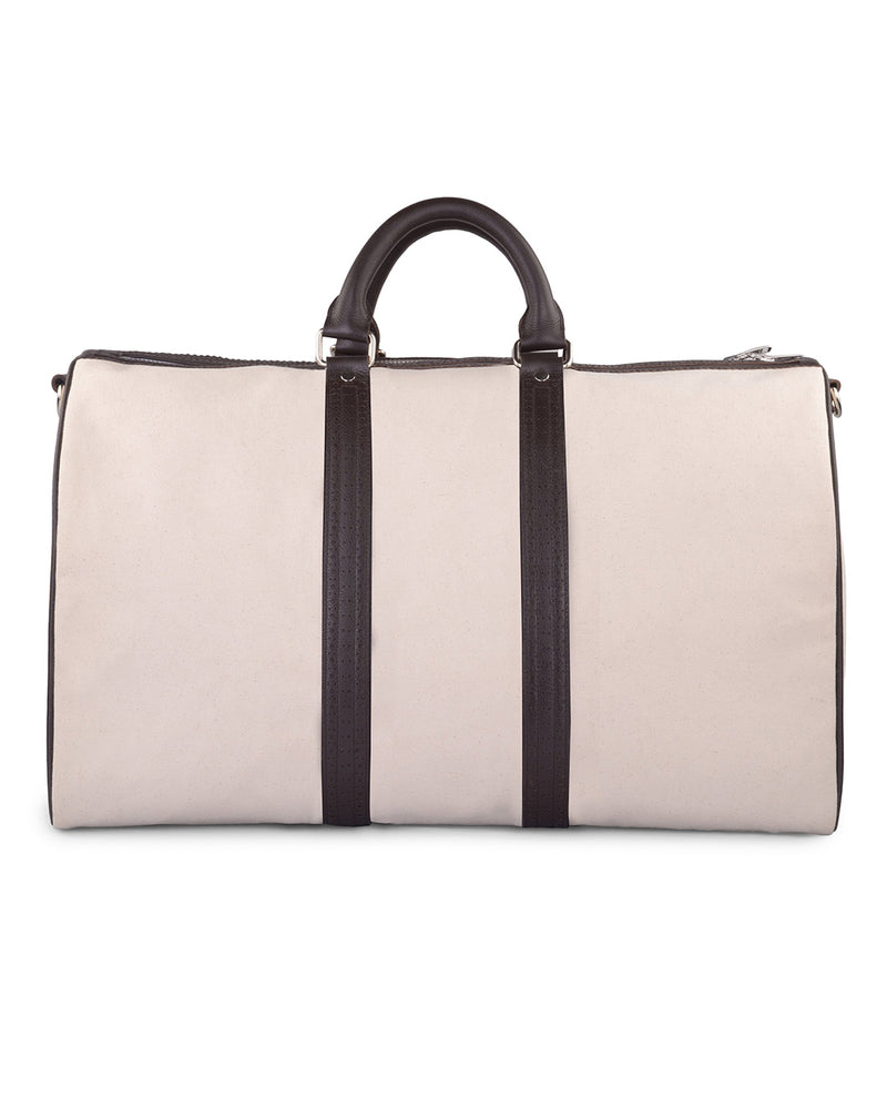Duffle Bag with Leather Trims