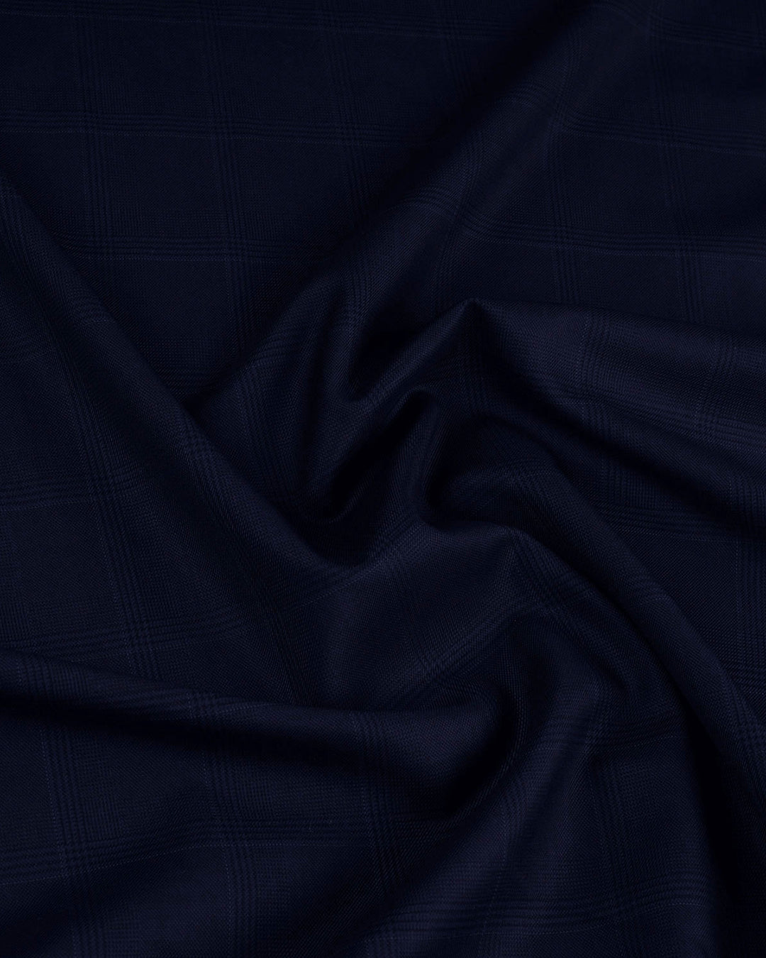 Drago: Super 160s Navy Prince of Wales Checks Dress Pant - 9
