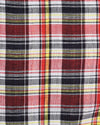 Black Red Bleeding Madras Checks