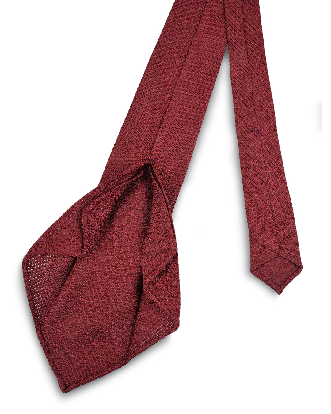 Garza Fine Maroon Tie