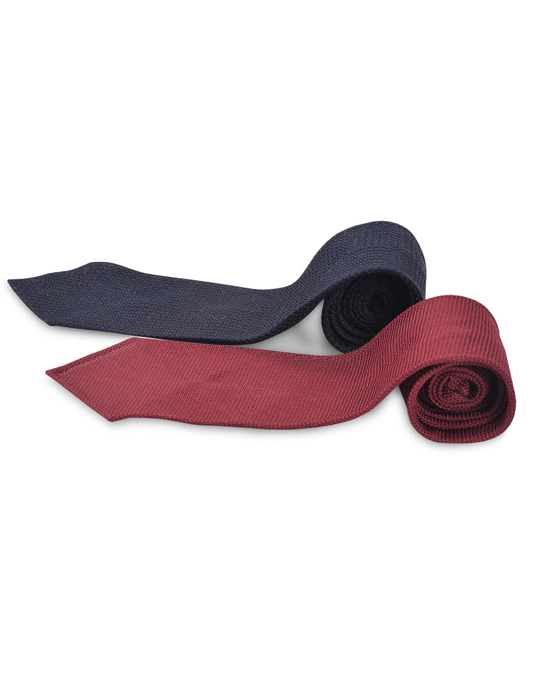 Garza Fine Maroon Tie - 1