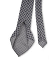 Grey Floral Tie