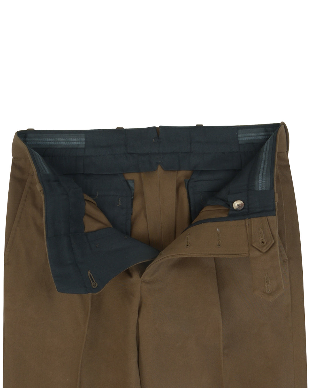 Dacota Soft Dark Brown Stretch Twill Pants