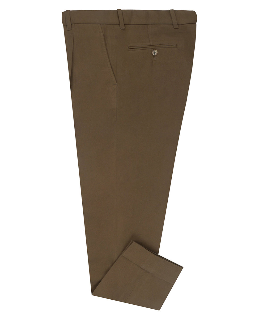 Dacota Soft Dark Brown Stretch Twill Pants