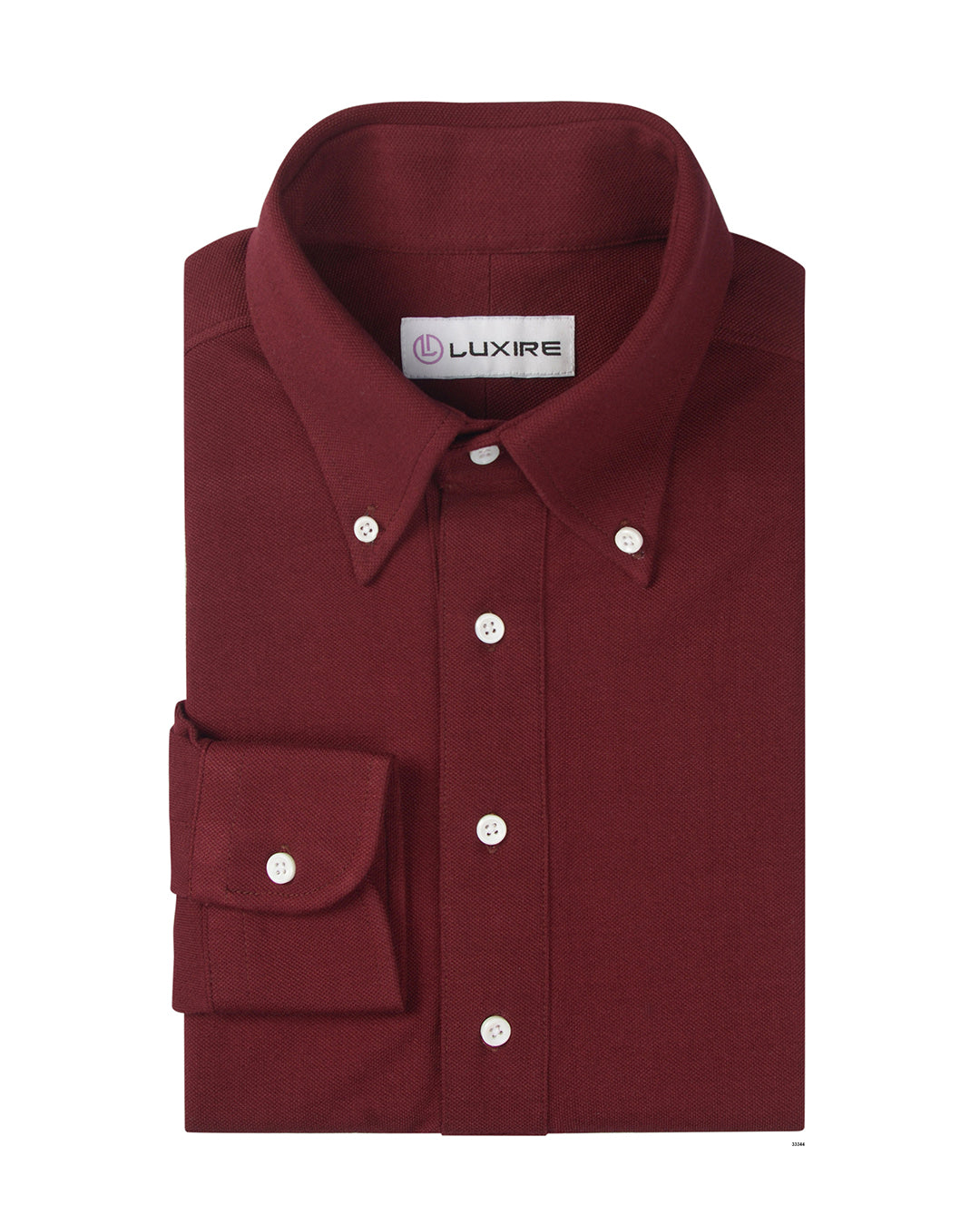 Polo Plain Maroon - 1