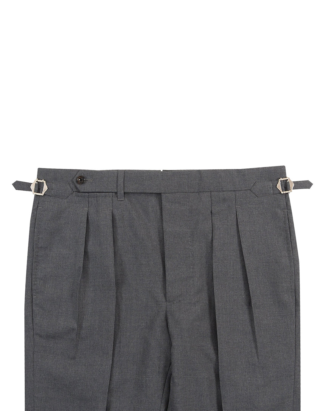 Dugdale New Fine Worsted Tropical Wool - Grey High Waisted Pant