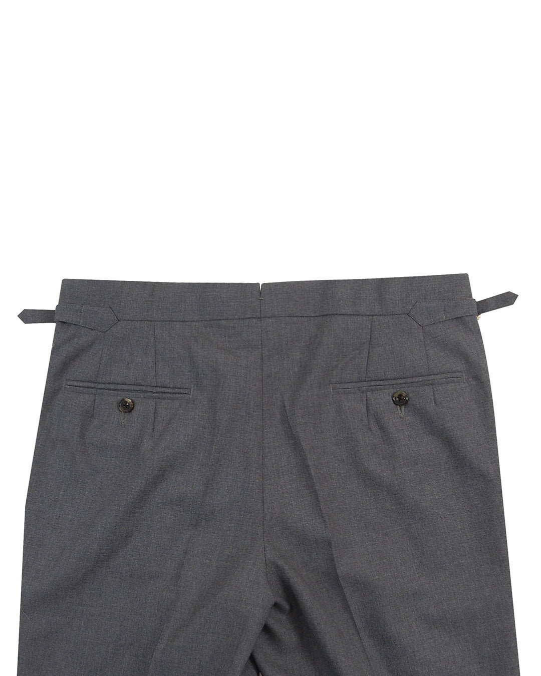Dugdale New Fine Worsted Tropical Wool - Grey High Waisted Pant - 3