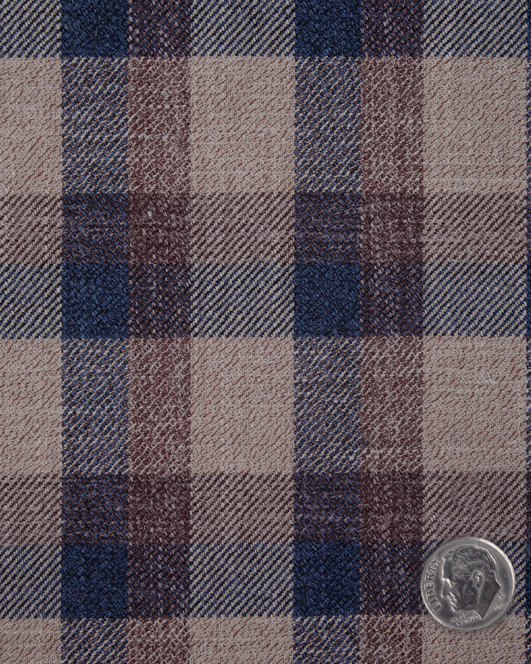EThomas Light Peach Blue Voilet Checks - 4