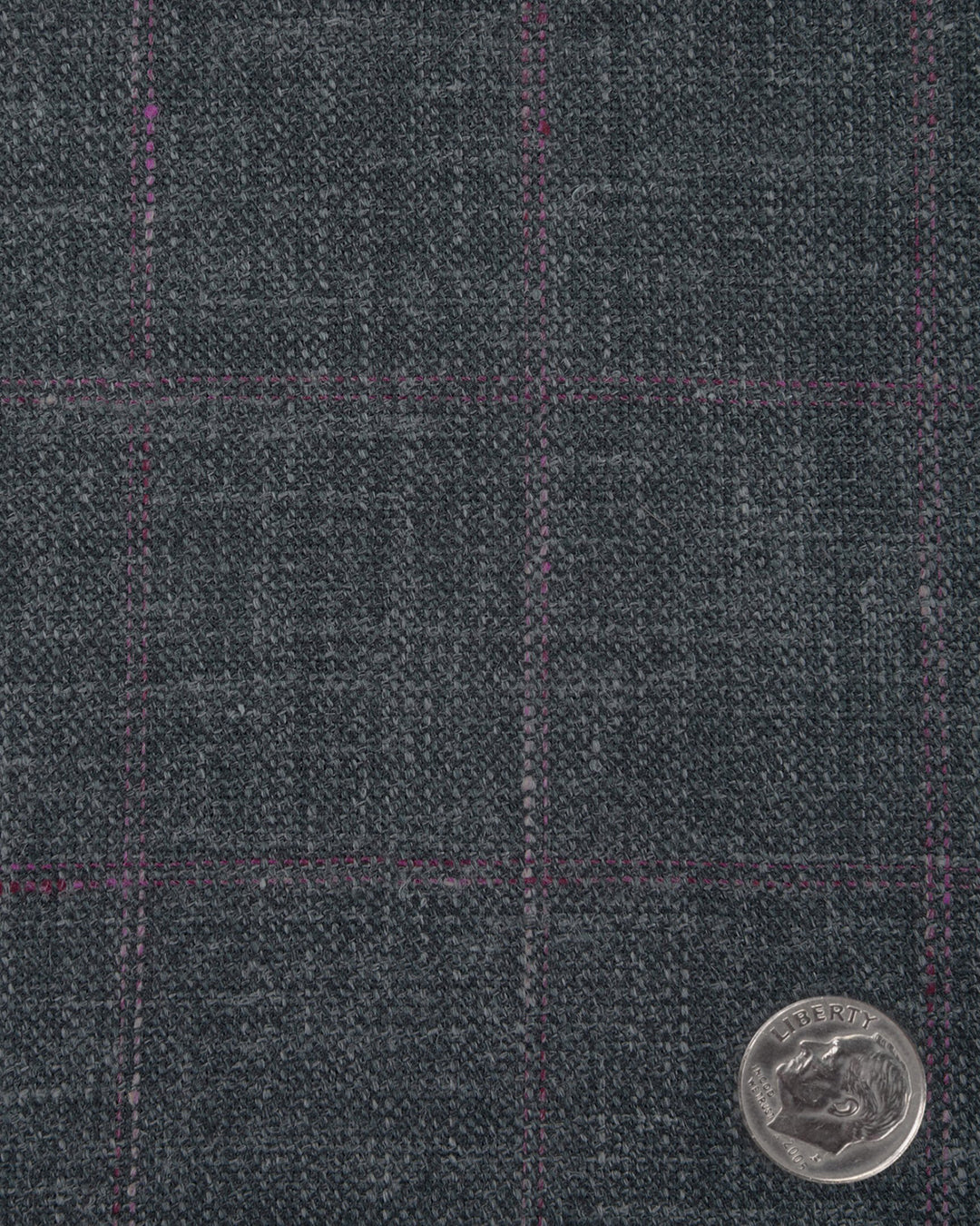 EThomas Shark Shine Silver Windowpane Checks - 3