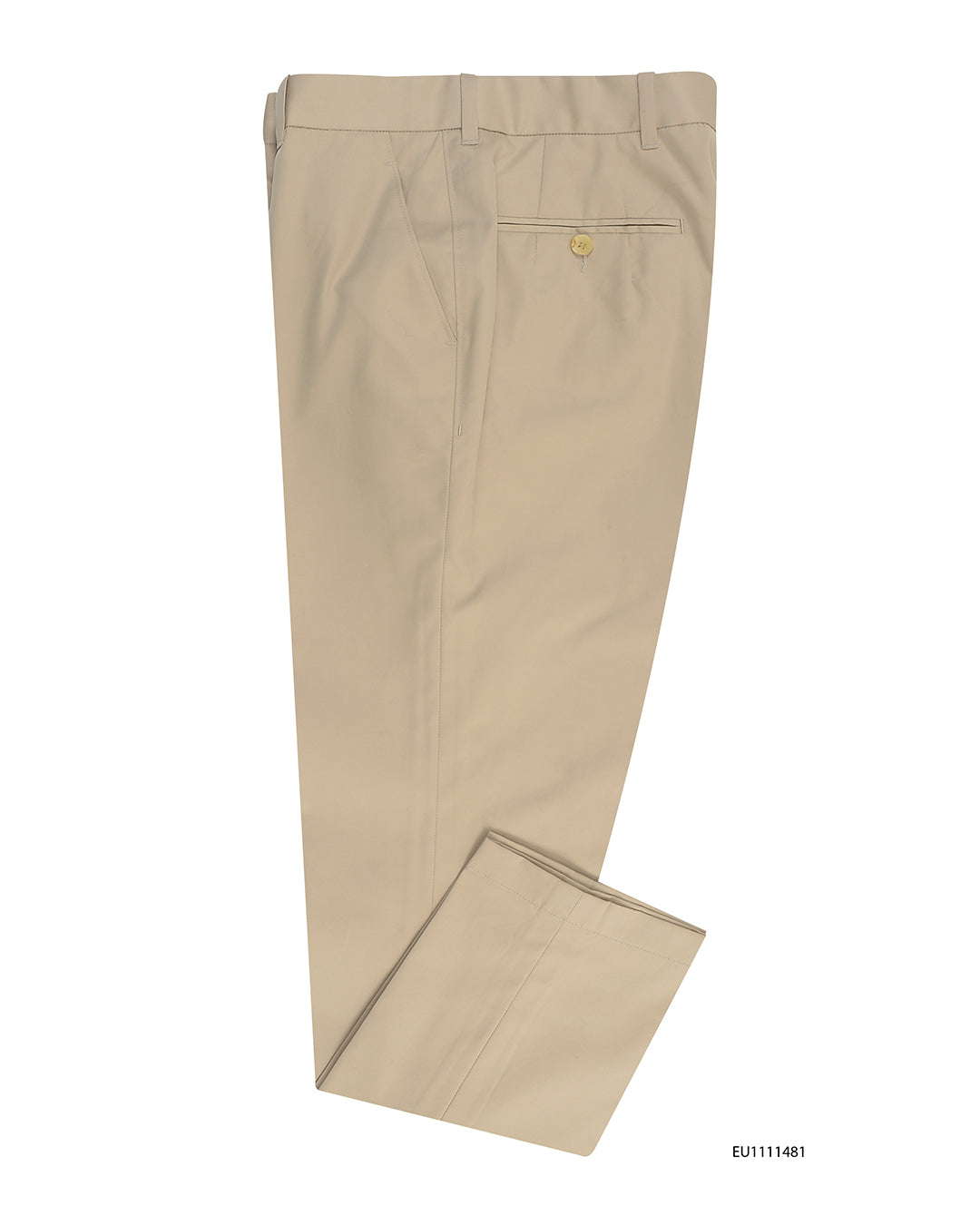 Light Military Khaki Soft Chino - 1