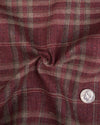 Ethomas Maroon Light Olive Green Jacket