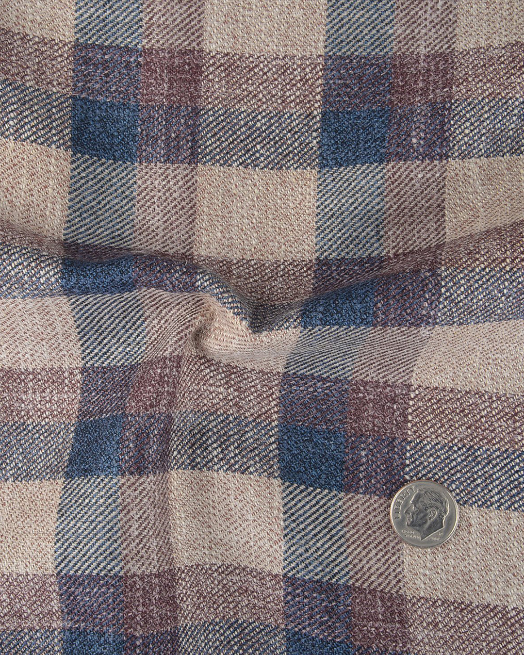 EThomas Light Peach Blue Voilet Checks  Jacket - 4
