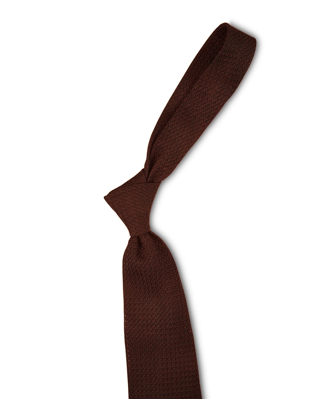 Grenadine Garza Grossa Brown Tie